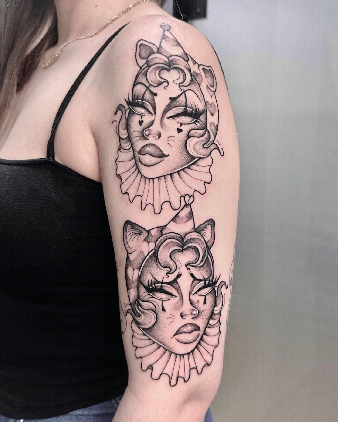 Blackwork tattoo Madrid. estudio de tattoo madrid, estdio de tattoo cerca de mi, estudio de tattoo las rosas, dolores tattoo Madrid